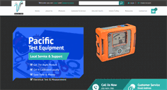 Desktop Screenshot of pacifictest.com.au